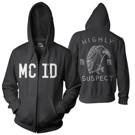 Highly Suspect also sells merchandise with their motto MCID.